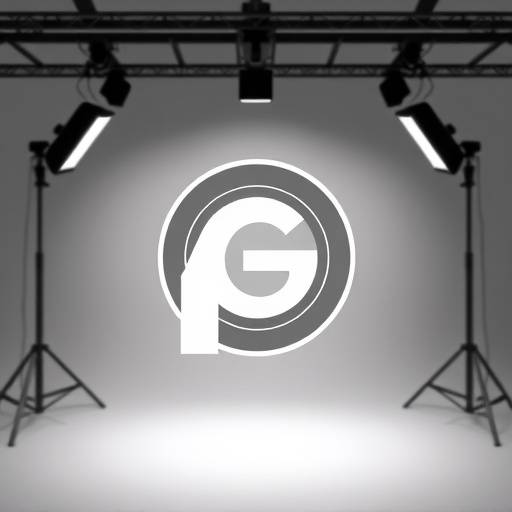PixelPro Studios Logo: A stylized camera lens forming the letters P and S